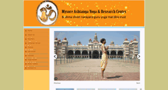 Desktop Screenshot of mysoreashtangayoga.org